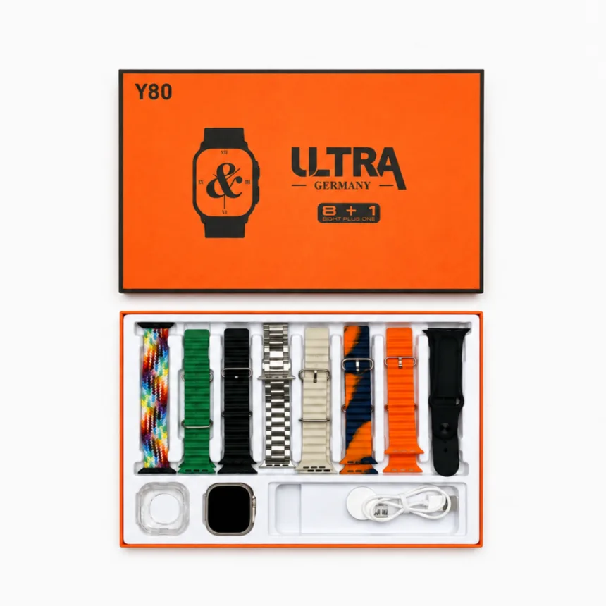⌚ Y80 Ultra Smartwatch – Bluetooth Calling 